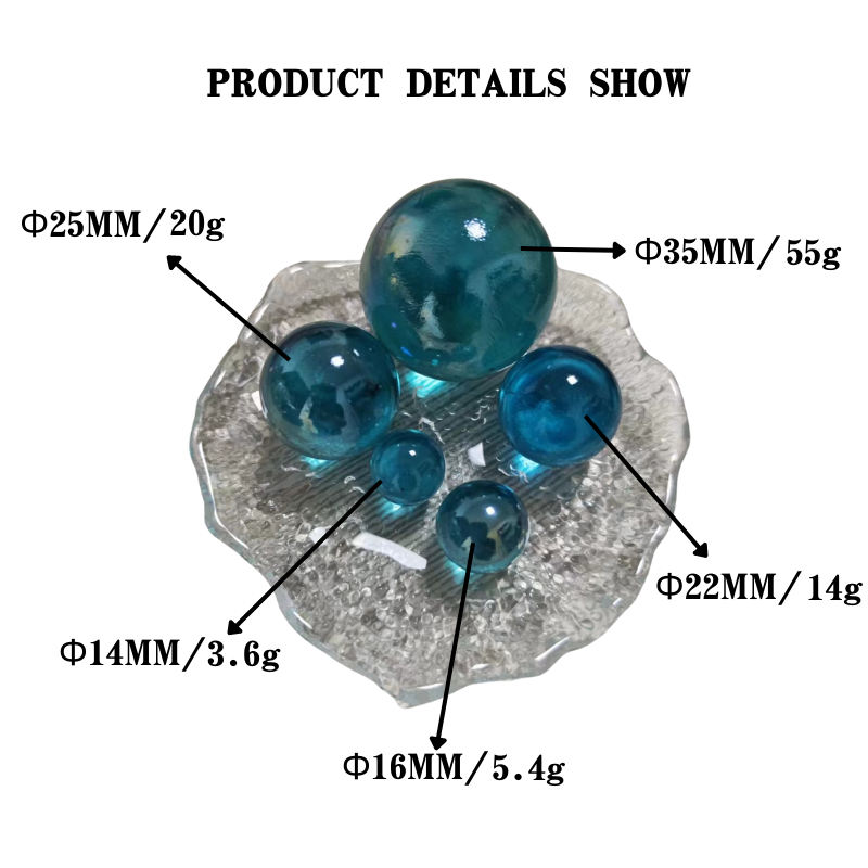 blue glass beads