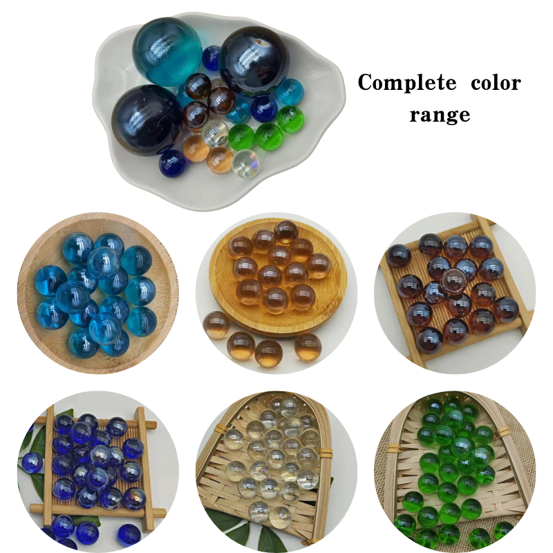 assorted glass beads