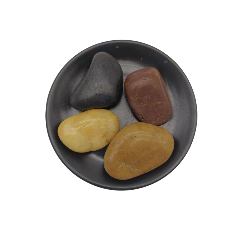 yellow pebbles
