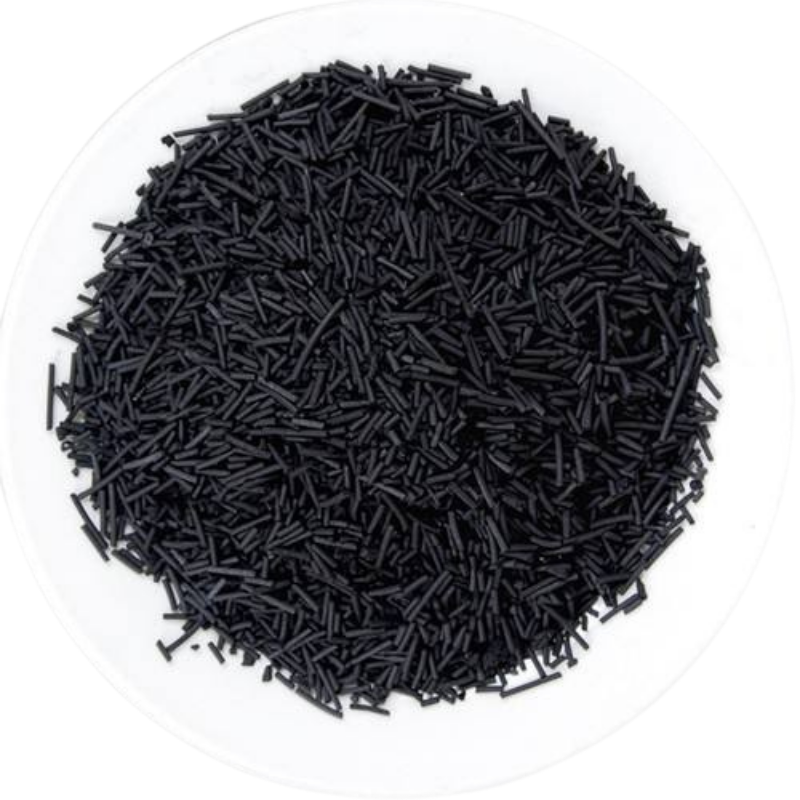 Cylindrical activated carbon