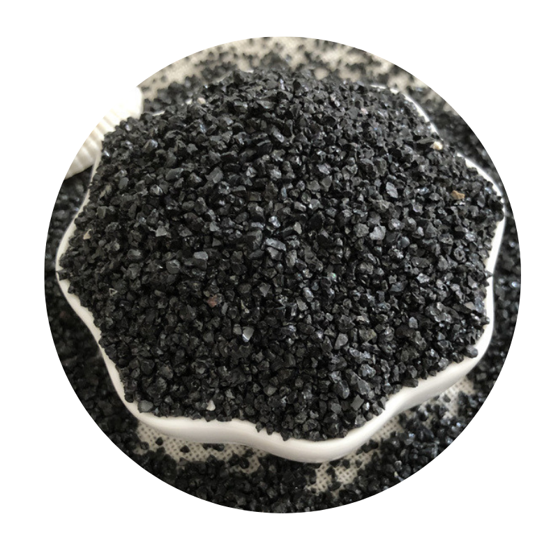 Decorative Black Gravel Marine Aquarium Black Gold Sand Polishing Polishing Emery