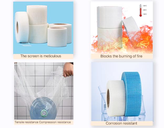 adhesive fiberglass mesh tape