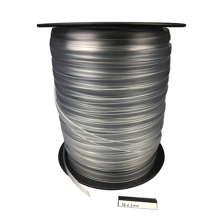 Flat  PVC Strip 14x3mm PVC Profiles Strip