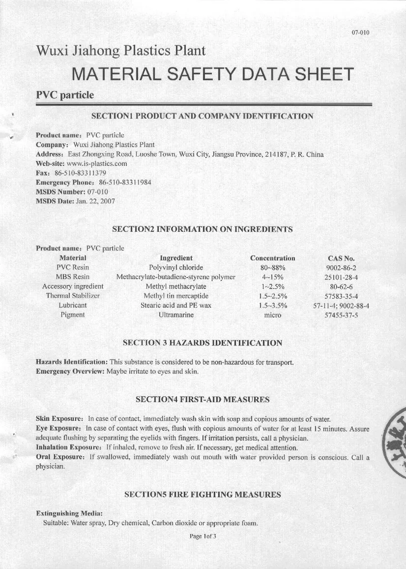 Flexible plastic extrusion profile