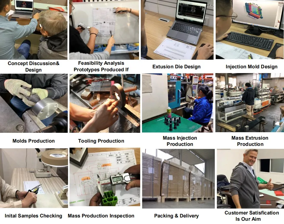 flexible plastic extrusion profile custom plastic extrusion parts