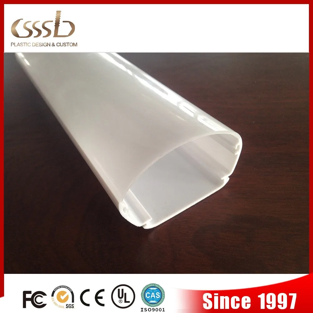  LED Plastic PC Extrusion Diffuser Profile