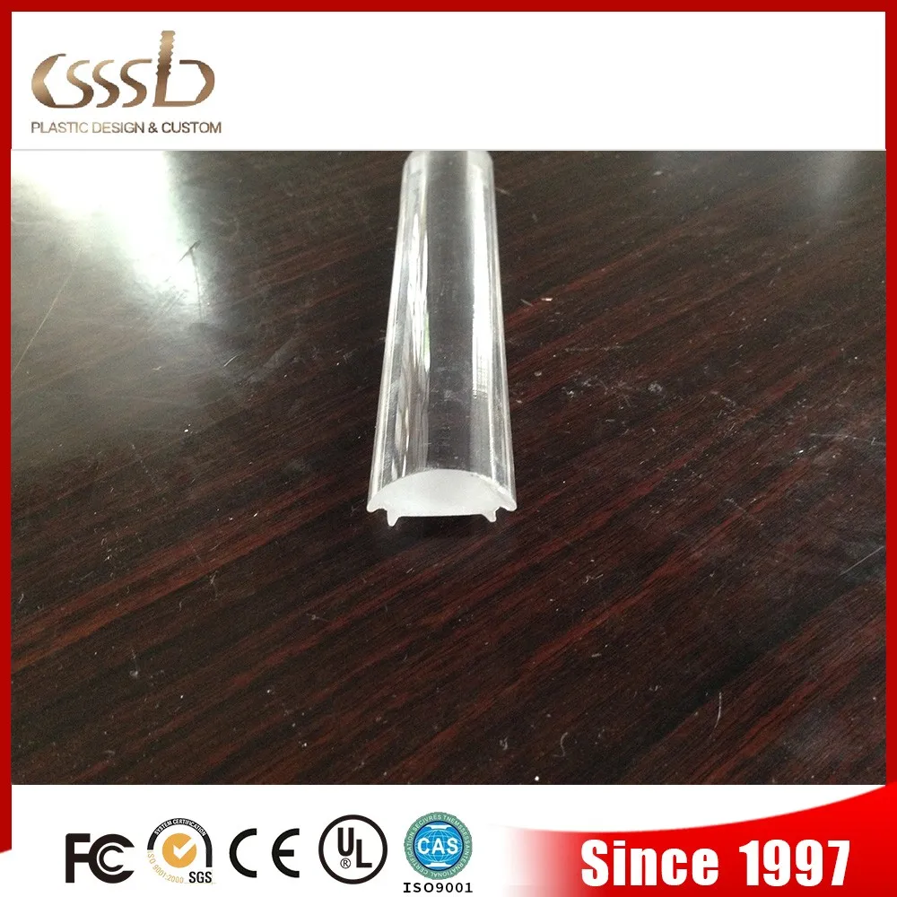  LED Plastic PC Extrusion Diffuser Profile
