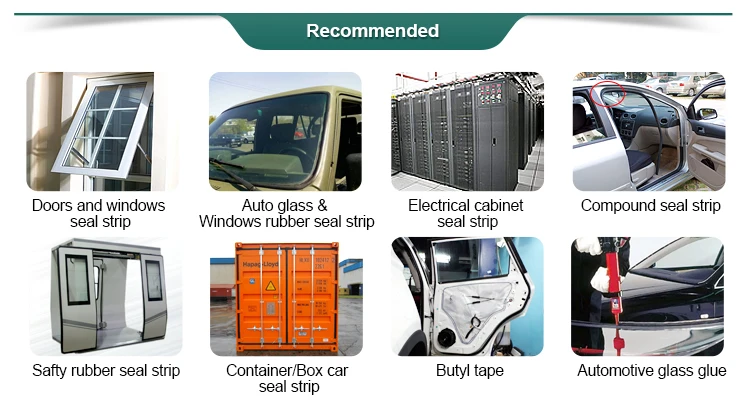 windshield rubber seal strip