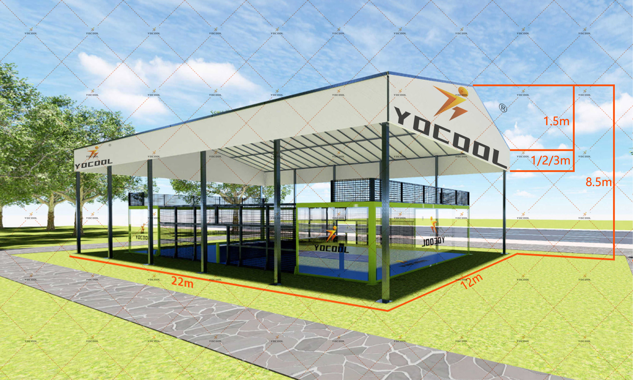 Read More About outdoor padel court