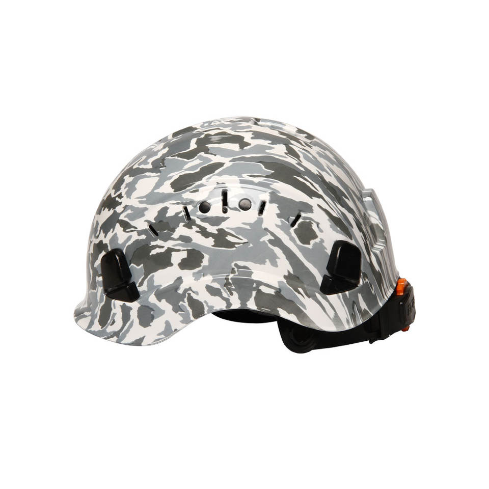 ABS Material Engineering Safety Helmets with Worker Visor