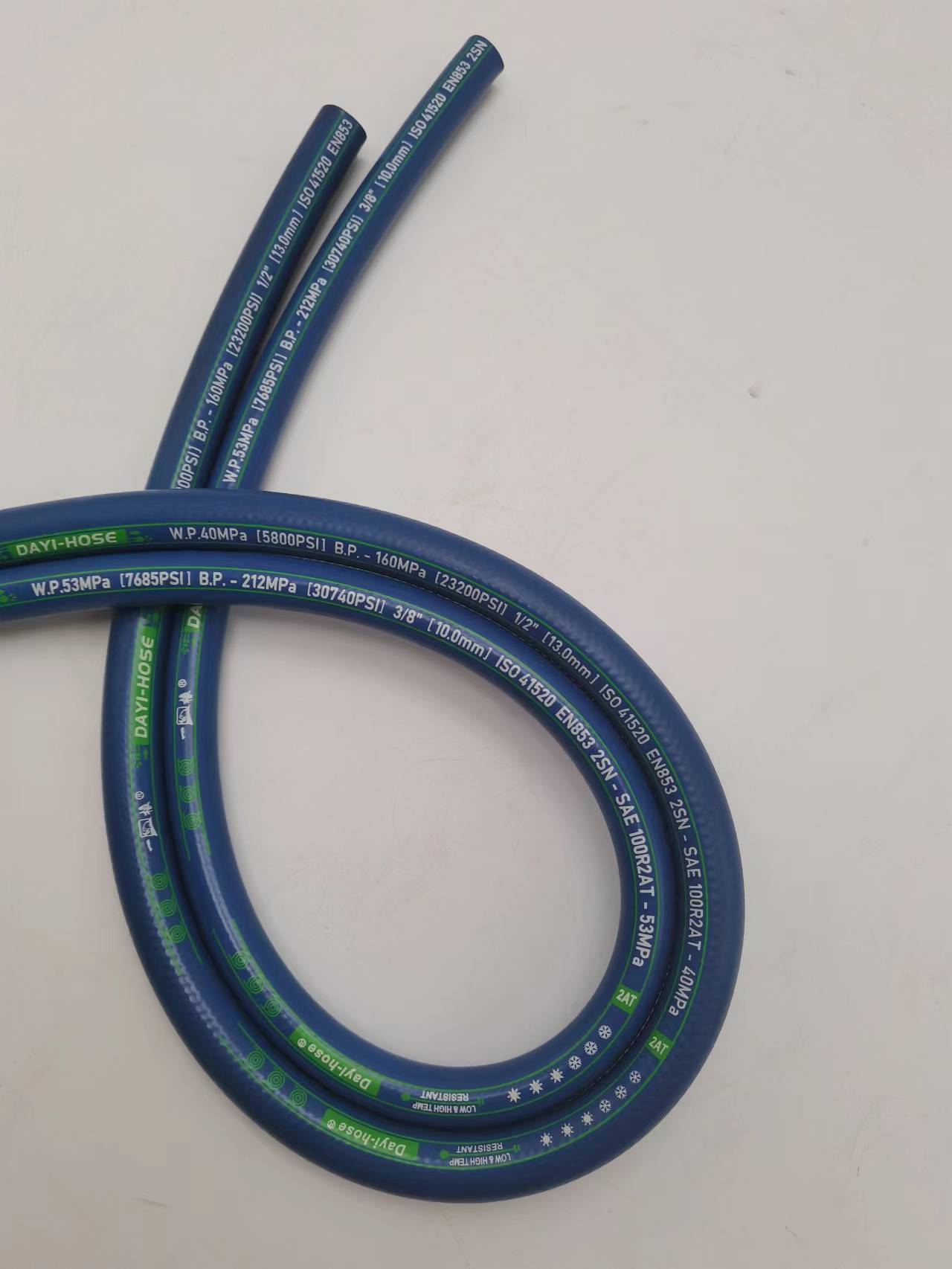DIN-EN 857 1SC one layer wrapped cover hydraulic hose