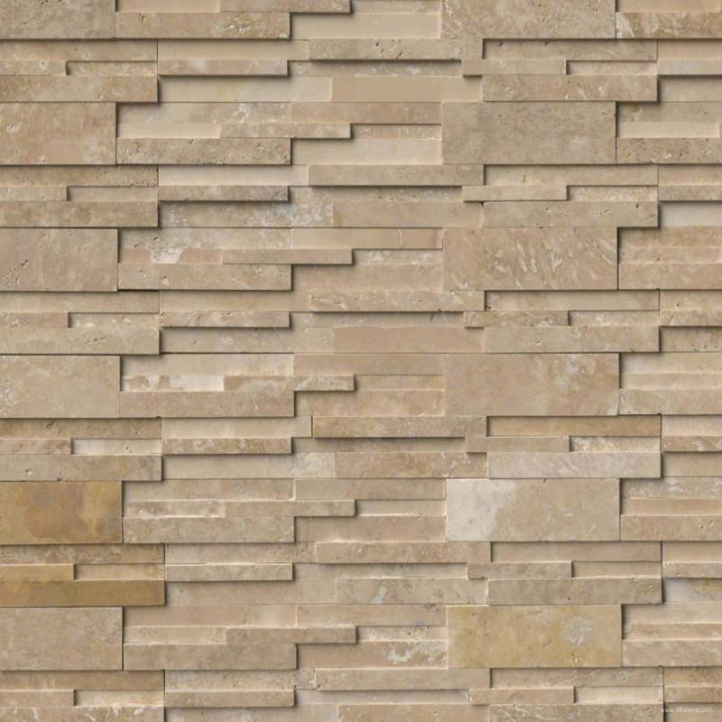 Natural Rough Face Ledgerstone Systems for Outside Wall