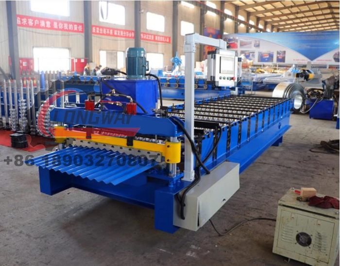 988 Corrugated roofing sheet forming machine