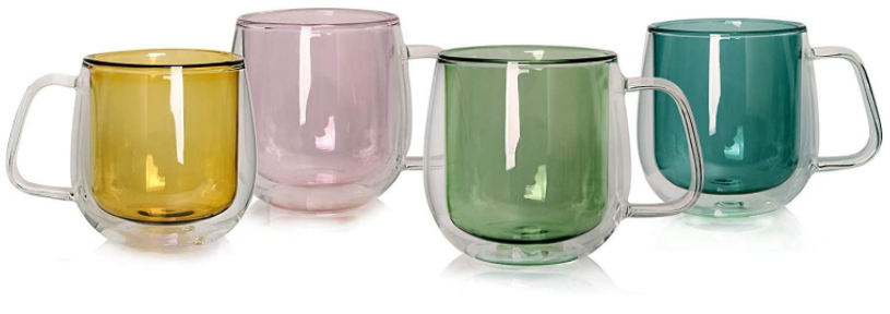 Read More About double wall glass coffee mugs with handle