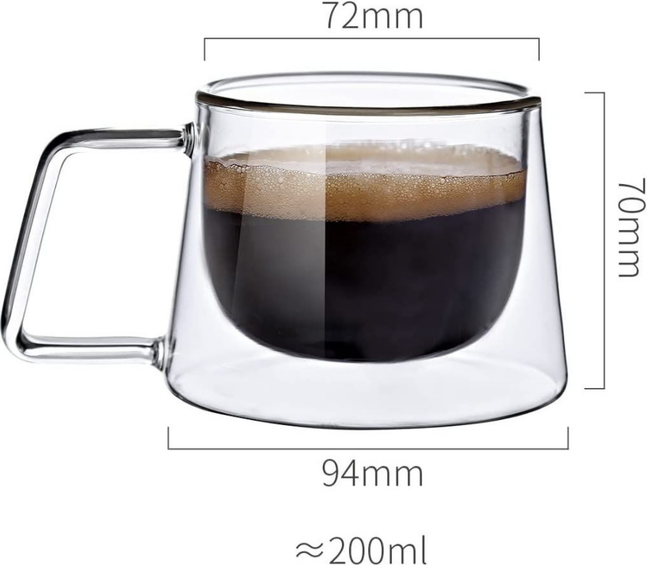 Read More About double wall glass coffee mugs with handle