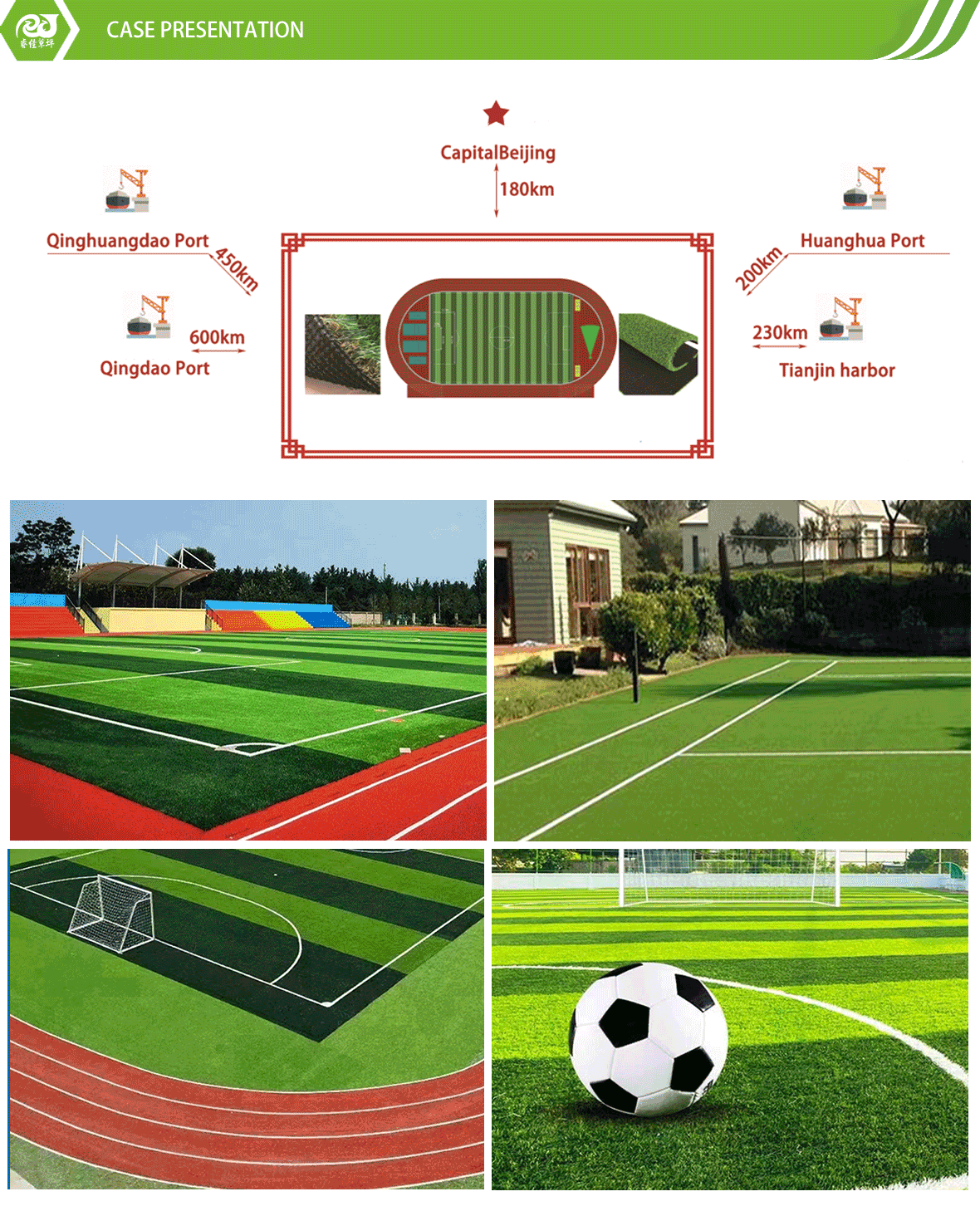 Non-filled Artificial turf-A
