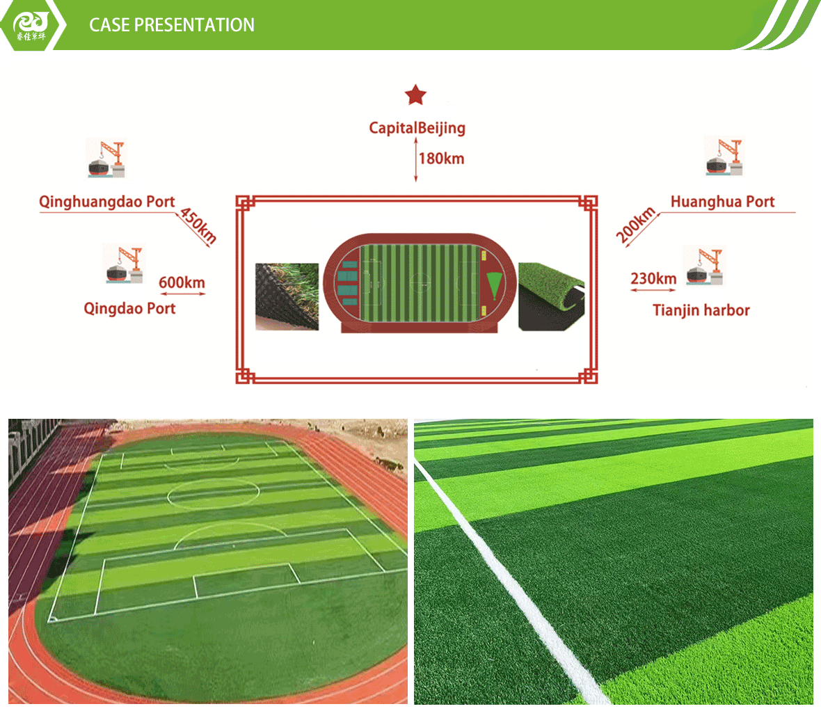 Non-filled Artificial turf-C