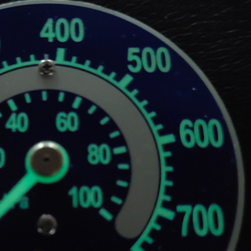Diaphragm Capsule Pressure Gauge -Medical Type (Night Vision)