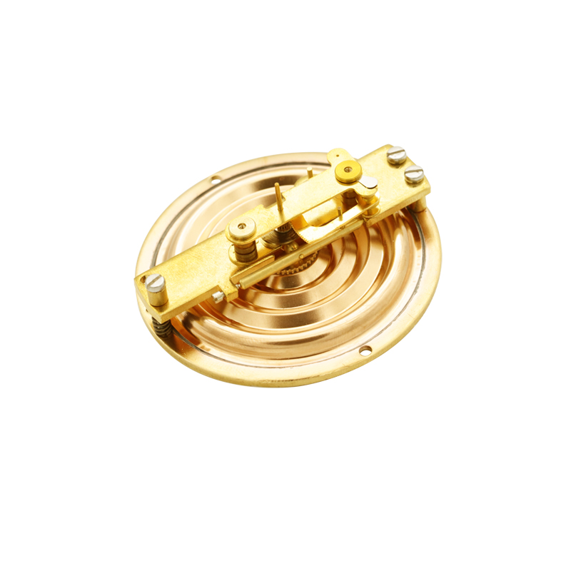 Diaphragm Capsule Pressure Gauge(DCPG)-WIKA carbon steel case, copper connection type