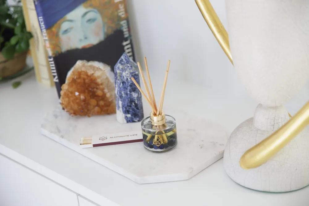 Dome Ceramics Bottle Luxury Reed Diffuser with Sticks Custom Home Fragrance OEM ODM