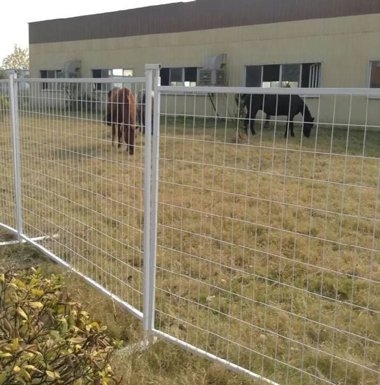 Temporary Fence for Farm Field