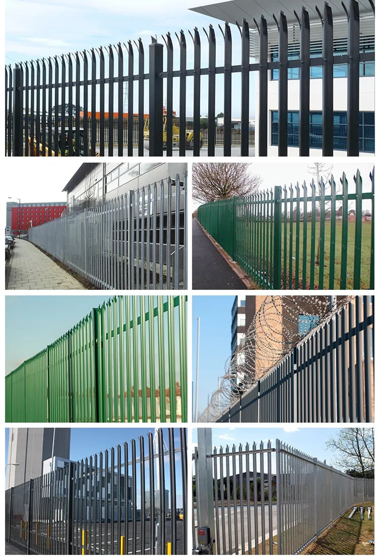 Steel Palisade fencing application