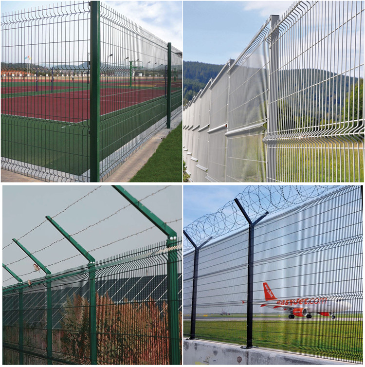 high secuirty 3D welded mesh Panel fence