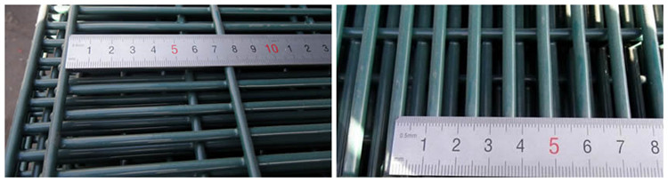 358 mesh fence panel-76.2mm×12.7mm opening