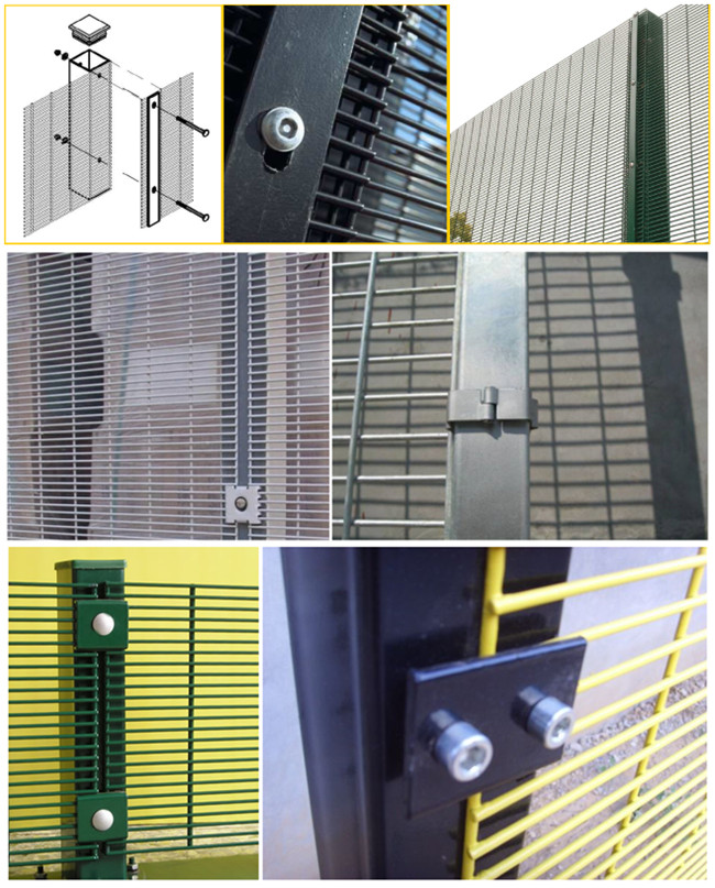 358 mesh fence panel Installing